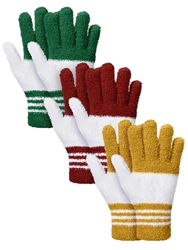 Patelai 3 Pairs Microfiber Dusting Gloves for Plants Leaf, Small | Dark Blue, Gray, Khaki, White,Plant Cleaning Gloves, Reusable Washable Gloves,House Furniture Blinds Dusting - color: Dark Blue, Gray, Khaki, White, size: Small