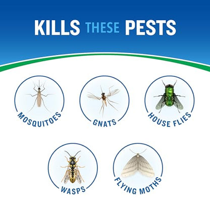 Cutter Backyard Bug Control Outdoor Fogger 16 Oz, 2 Pack | Kills Mosquitoes, Gnats, Flies, Wasps & More, For Decks, Patios & Picnic Areas, Treats up to 1,200 Cu Ft - size: 2 Pack