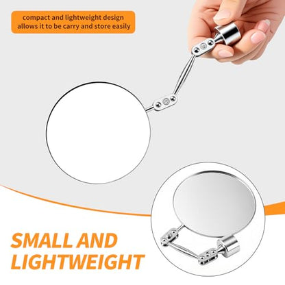 HARDK Inspection Mirror with Portable Magnetic Base, Adjustable Head, for Arc MIG Spot Welding Equipment Inspection Tools,Free Your Hands and Provide Convenient Visual Services - size: BIG BASE WIITH 3.3 INCH