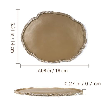 2Pcs Reptiles Water Dish Resin Pet Food Feeding Bowls Lizard Tortoise Turtle Food and Water Bowls Reptile Supplies Resin Brown Compact and Light Material Design Easy to Use, 2 PCS
