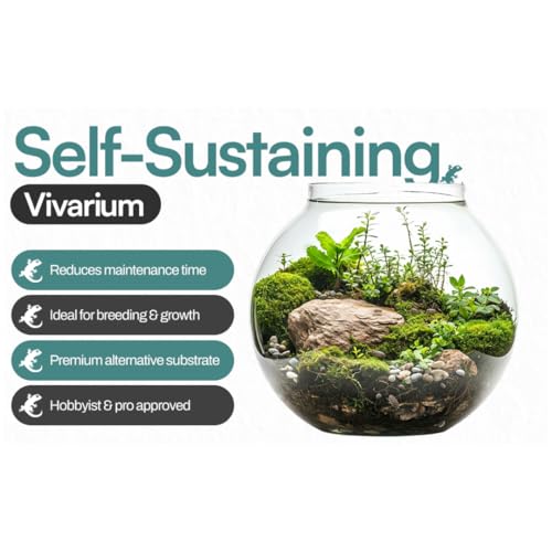 BugzyBugs Isopod Bioactive Substrate Mix Nutrient-Rich Vivariums and Terrarium Substrate Mix (10 Quart)