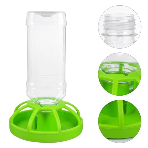balacoo Automatic Reptile Water Feeder Bowl 6.29X7.87X3.93In Pet Water Dispenser for Turtle Tortoise Indoor Outdoor Terrarium
