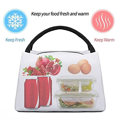 Lunch Bag For Women Men Snake Scales Lunch Tote Bags Insulated Reusable Lunchbox For Work Travel Picnic