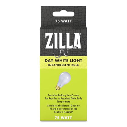 Zilla Incandescent Bulb, Day White - size: 75 Watts, style: Day White