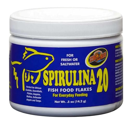 Zoo Med Spirulina 20 Flake Fish Food, 2-Ounce - size: 2 Ounce (Pack of 1)
