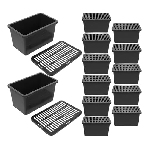 PRETYZOOM 15pcs Plastic Turtle Carrier Box with Lid, Breathable Reptile Transport Container, Small Pet Plastic Carrier for Lizards, Hamsters, and Bearded Dragons, Portable Pet Keeping Tank