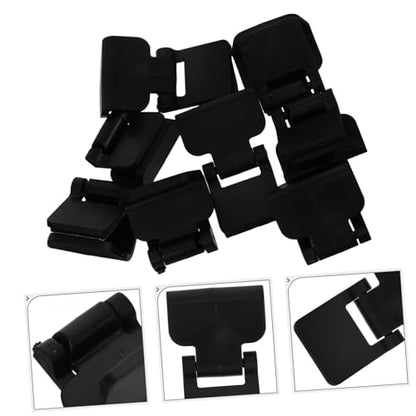 Kisangel 8pcs Reptile Enclosure Lock Clips Secure Locking Mechanism for Turtle Tank Lids User Friendly Design Effortless Setup Fit for Aquariums and Terrariums