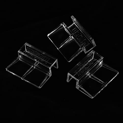 20Pcs Aquarium Lid Clips, Aquarium Glass Cover Clip Fish Glass Cover Clip Acrylic Holder Support Clamp Accessory for Aquarium Fish (5mm) - size: 5mm
