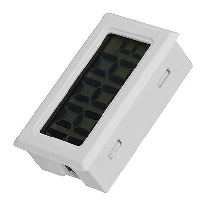 Digital Thermometer, Mini LED Display, High Accuracy Probe for Aquarium, Reptile Incubator, Greenhouse, Long Sensor Remote Monitoring, Battery Operated