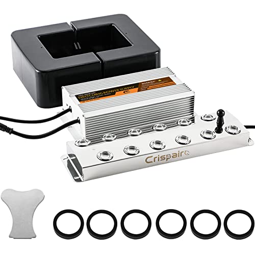12-Head Ultrasonic Mist Maker Fog Machine – High-Output Fogger for Halloween Decor, Greenhouse, Pond, Fishtank, Rockery & Holiday Displays (110V, Includes Power Supply & Float)