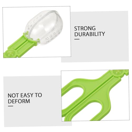 Outdoor Catcher Clamp Multi-Functional Tool for and Reptile Poop Cleaning for Terrarium Maintenance and Feeding Safe Design