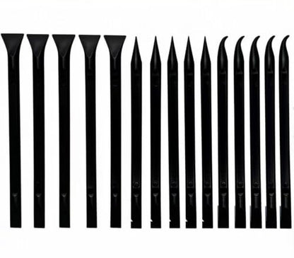15Pcs Car Detailing Tools Plastic Scraper Multi-Purpose Scraper Non-Scratch Cleaning Tool Easy to Clean Small and Narrow Spaces and Gaps, Perfect to Remove Labels, Dirt, Cleaning Car Interior Details