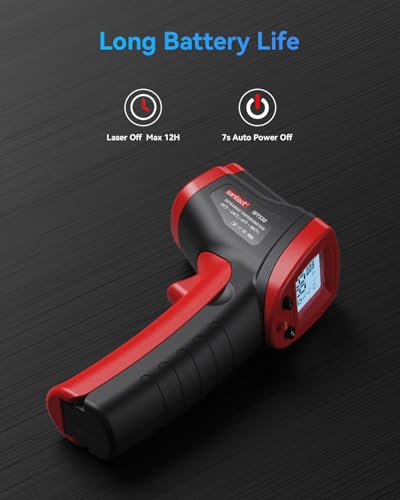 Infrared Thermometer, Digital Surface Temperature Gun -58℉ to 1094℉ | Laser Temp Gun for Cooking Food, Pizza Oven, Flat Top Grill, Griddle, Soap Making, Reptile