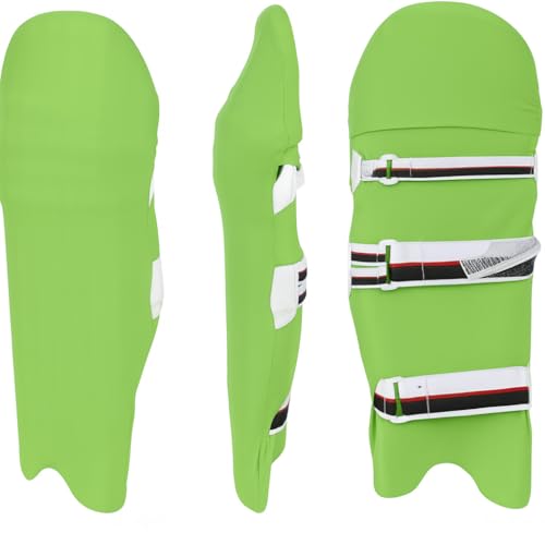KNK Cricket Batting Pad Covers, Universal Youth and Adult Fit, Pair - color: Green