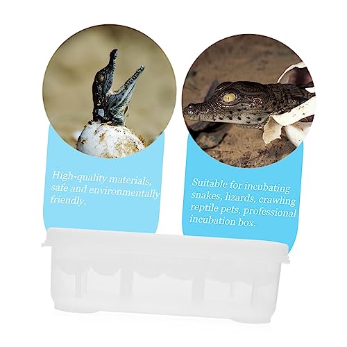 Egg Incubator Box Compartment Reptile Hatchery Breeding for Snakes Lizards Safe Eco-Friendly