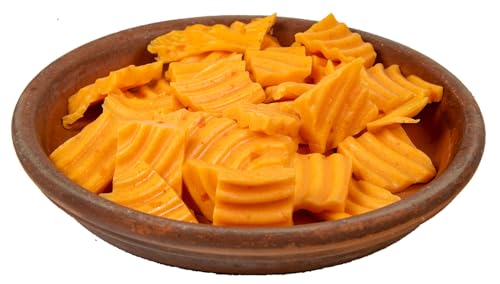 Nature Zone Bites Ready to Eat, Melon Flavored, Gelled Food for Large Tortoises, Sulcata, Leopard, Red-Footed, Desert, Marginated, Elongated Waffle Cut, 16 oz