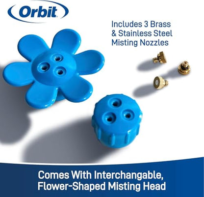 Orbit 10360 Flex Cobra Spray Mister, 2-Pack Portable Mist Stand | For Cooling - style: 2-PAck Portable Mist Stand