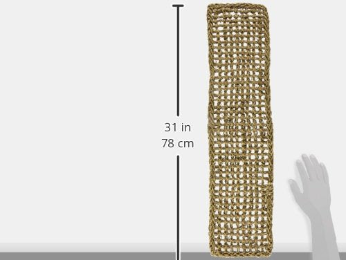 PENN-PLAX Reptology Lizard Lounger – 100% Natural Seagrass Fiber – Great for Bearded Dragons, Anoles, Geckos, and Other Reptiles – Extra Large - size: X-Large (Pack of 1)