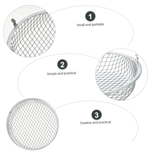 Efficient Heat Dissipation Reptile Heating Lamp Shade 5.5 Inch -Scald Mesh Cover for Reptile Lamp Bulb