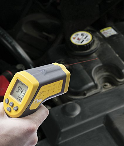 Sperry Instruments IRT200 Temperature Check Infrared Thermometer, Medical, Fever Detection, Gun Style, Instant Reading, 12:1 Distance to Spot Ratio, Black & Yellow