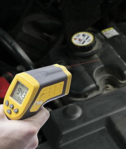 Sperry Instruments IRT200 Temperature Check Infrared Thermometer, Medical, Fever Detection, Gun Style, Instant Reading, 12:1 Distance to Spot Ratio, Black & Yellow