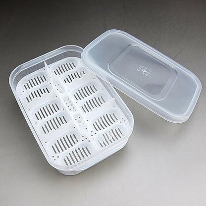 Reptile Breeding Box Incubation Box Hatching Case Hatching Tray | 16 Grids Transparent Reptile Incubator for Snake Lizard Turtle Gecko Chameleon Bearded Dragon Leopard Gecko Egg Incubation - color: A