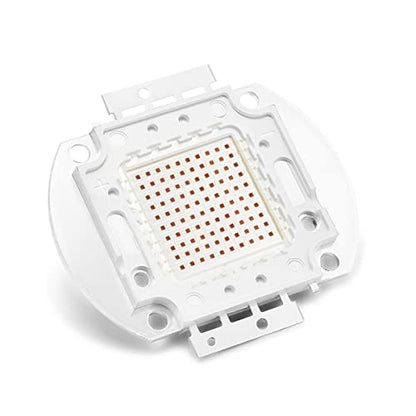 CHANZON High Power Led Chip 100W Deep Red Plant Grow Light 650nm - 660nm | (3000mA / DC 20V - 24V / 100 Watt) SMD COB Emitter Diode Components Bead for DIY Hydroponic Flowers Growing Lamp - color: L) Deep Red (660nm)