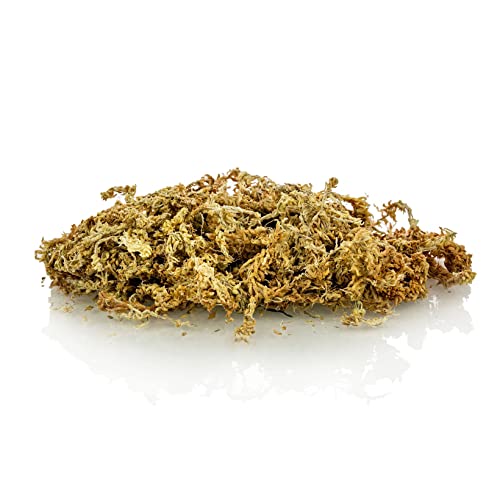 Premium New Zealand Sphagnum Moss by Gardenera - Organic Hand Mixed Long Fibered Sphagnum Moss Orchid - 1 Quart