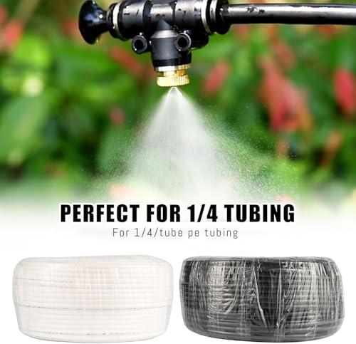 24 Pack Brass Misting Nozzles Outdoor Cooling System | Include 24 Heavy Duty Mister Nozzle,24 Tees,4 Brass Plugs,4 Black Plugs for Outdoor Cooling System - size: 24pc-Brass Misting Nozzles kit