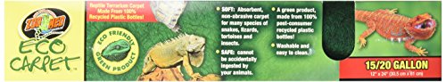 Zoo Med - LINER ECOCARPET GN 15/20G - size: Pack of 1