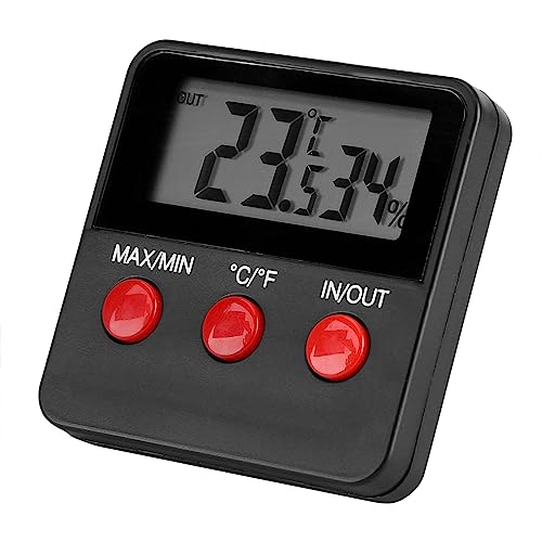 Digital LCD Thermometer Hygrometer for Egg Incubator and Pet Keeping Accurate Temperature Monitoring