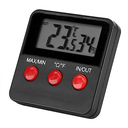 Digital LCD Thermometer Hygrometer for Egg Incubator and Pet Keeping Accurate Temperature Monitoring