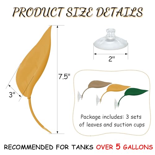 Tree Frog Terrarium Accessories, 3PCS Turtle Basking Platform | Aquarium decor with 3 suction cups, multifunctional reptile tank accessories for leopard gecko, snake, gecko, bearded dragon - color: Multicolored