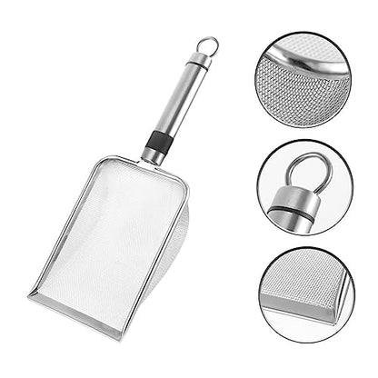 Reptile Litter Scoop Litter Shovel for Reptile Waste Ergonomic Design for Easy Cleaning Capacity Fine Mesh for Efficient Waste Removal for Pet Owners
