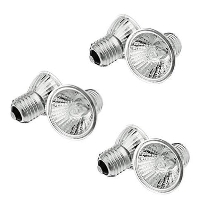 75W Basking UVA+UVB Heat Bulbs for Reptiles&Amphibians Turtle Heating Lamp E26 Base Full Spectrum Sun Light Bulb Perfect for Terrariums, Tanks, and Cages 6-Pack