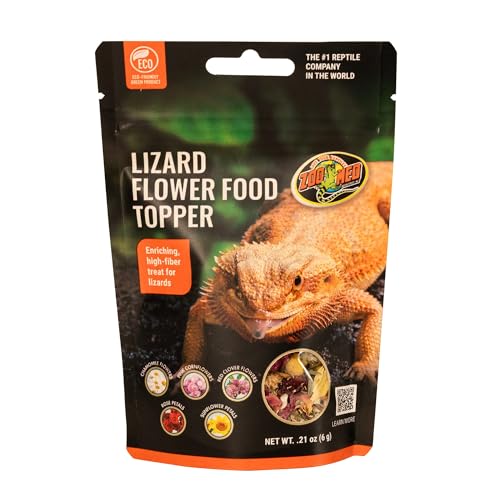 Zoo Med Lizard Flower Food Topper 0.21 oz. - size: 0.21 Ounce (Pack of 1)
