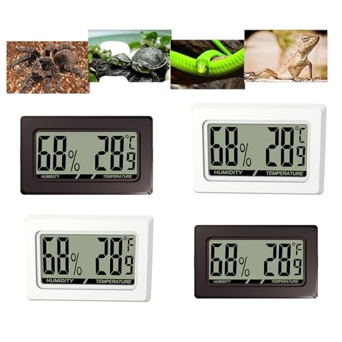 Practical Digital Hygrometer Thermometer for Vivariums and Incubators Environment with Accurate Measurements