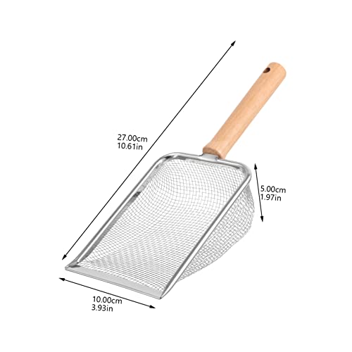 Sosoport Reptile Litter Scoop Durable Pet Litter Shovel for Easy Cleanup Comfortable Handle for Efficient Reptile Waste Management for Reptile Owners