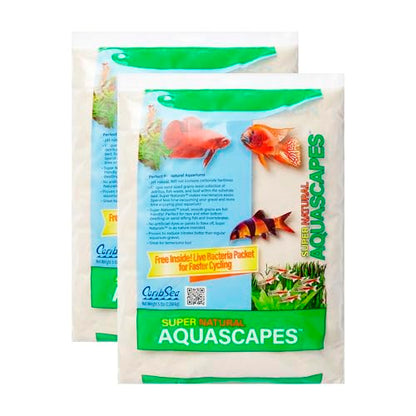 CaribSea Super Natural Moonlight Sand for Aquarium – 5 lb Each – Ideal for Freshwater Aquaria – Perfect for Discus, Tetras, Angelfish, and More – (Pack of 2)
