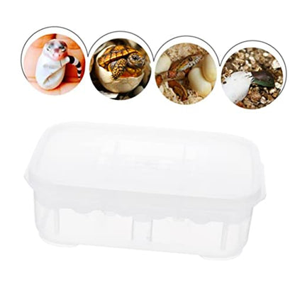 VANZACK Reptile Incubation Box with Design Lightweight Hatching Container for Snakes and Lizards Efficient Capacity Reptile Breeding Hatchery