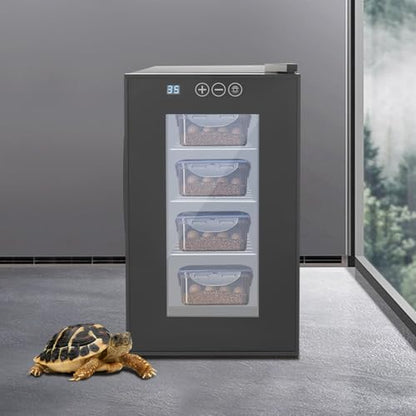 Reptile Incubator,6.08Gal Portable Scientific Lab Incubator Digital Incubator with Temperature Control,Removable Shelves
