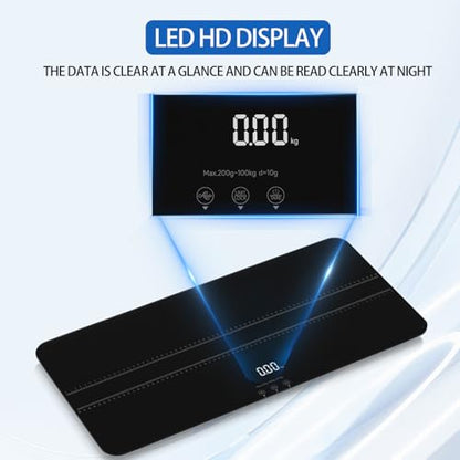 Digital Pet Scale for Small-Medium Dogs/Large Cat, Measuring Range: 0.45lbs-220lbs, Not Suitable for Large Dogs - color: Black
