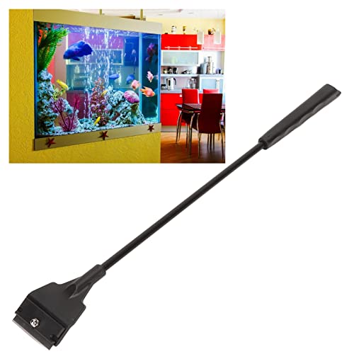 Aquarium Cleaning Tool Ergonomic ScratchResistant Handle Aquarium Algae Scraper 5 Blades Replaceable Multifunctional ABS Materials (Narrow Mouth Standard Type 34cm)