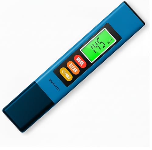 Craft911 Water Tester for Drinking Water - TDS Meter (Professional - Blue) - color: Blue