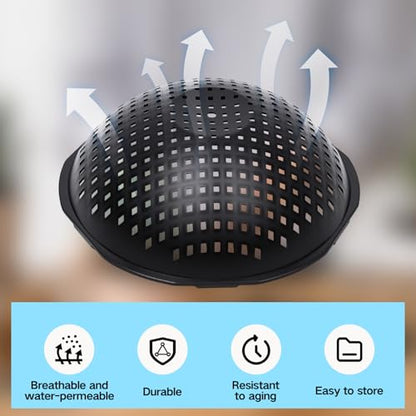 Planter Inserts 4.4 Inch Bowl Grid Mats, Plant Pot Hole Mesh Pads Drainage | 10Pack, 3D Breathable Net, Drainage Screens Inserts To Prevent Leakage & Root Rot, Ideal For Indoor Outdoor Potted Plants - size: 4.4 Inch