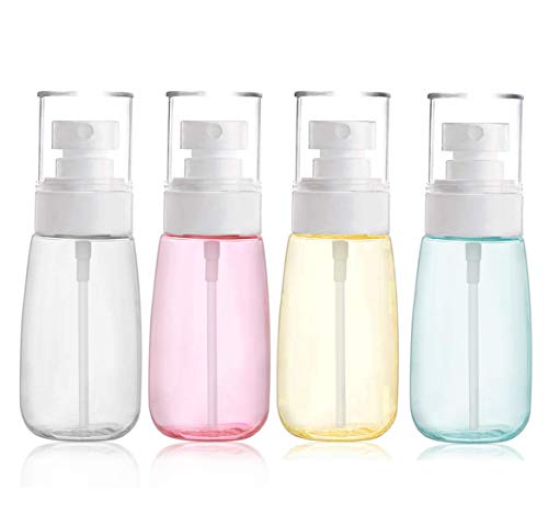 Refillable Cosmetic Spray Bottles for Fine Mist Plastic Empty Clear Refillable Travel Container Essences Rose Water Mister (3.4 Ounce,100ml) - color: 100ml/3.4oz