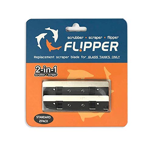 Flipper Cleaner - 2-in-1 Magnetic Aquarium Glass Cleaner - Fish Tank Cleaner - Scrubber & Scraper Aquarium Cleaning Tools – Fish Tank Cleaner STANDARD