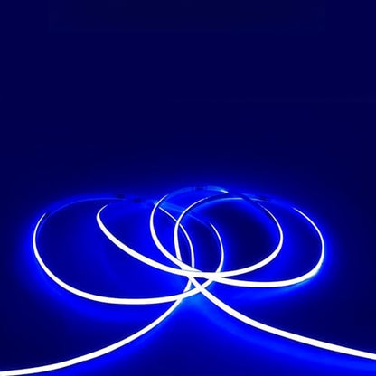ULVYNTEX Ultra-Narrow 3mm USB COB LED Strip Lights Self-Adhesive, for Kitchen Cabinets, Bedroom, Gaming Desk (Blue, 6ft) - color: Blue, size: 6ft