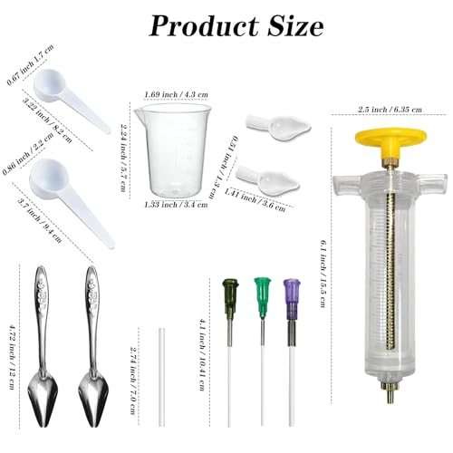 Baby Bird Feeding Syringe Set, 12-Piece Small Pet Parrot Feeder Hand Feeding Tubes Kit, Parrot Feeder Tubes Measuring Tools, for Baby Birds Small Pet