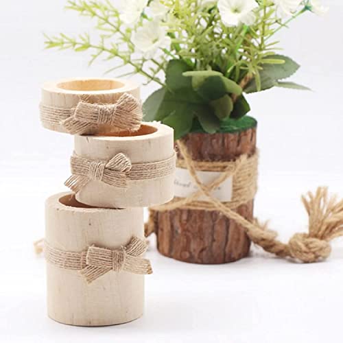 Wooden Air Plant Holder Pack of 3 Wooden Air Plants Holders Air Plants Terrarium Tillandsia Streptophylla Xerographica Holders Succulent Pot Tea light Holder